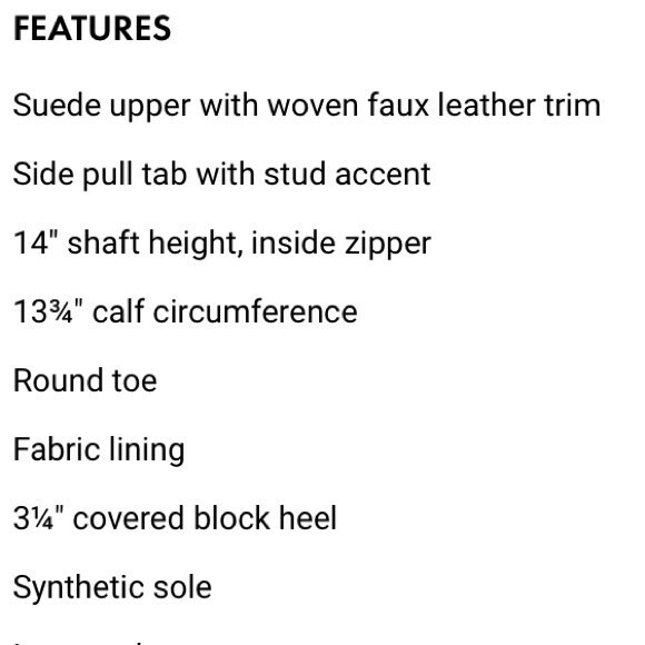 Kensie Brown Suede Bernadette Block Heel Side Zip Knee High Boots 8 - Picture 9 of 10